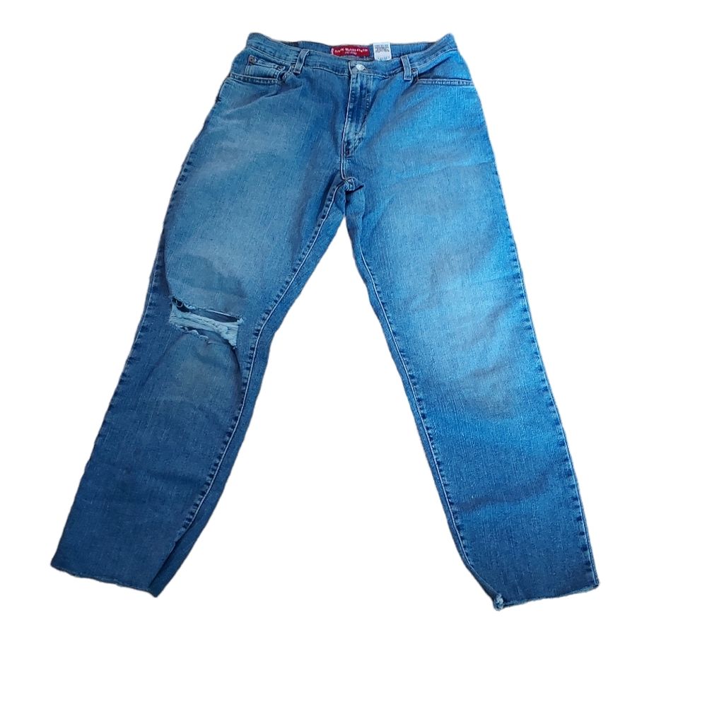 Levis 550 14 L Classic Relaxed Tapered Light Blue Pants Jeans. Dimension…